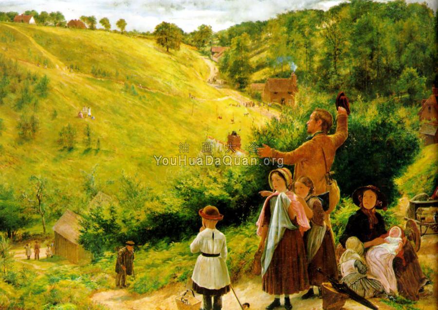 The Emigrant's Last Sight of Home - 理查德·雷德格里夫